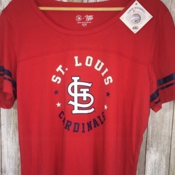 NWT MLB St. Louis Cardinals Red Tee Women’s XL - Picture 2 of 5